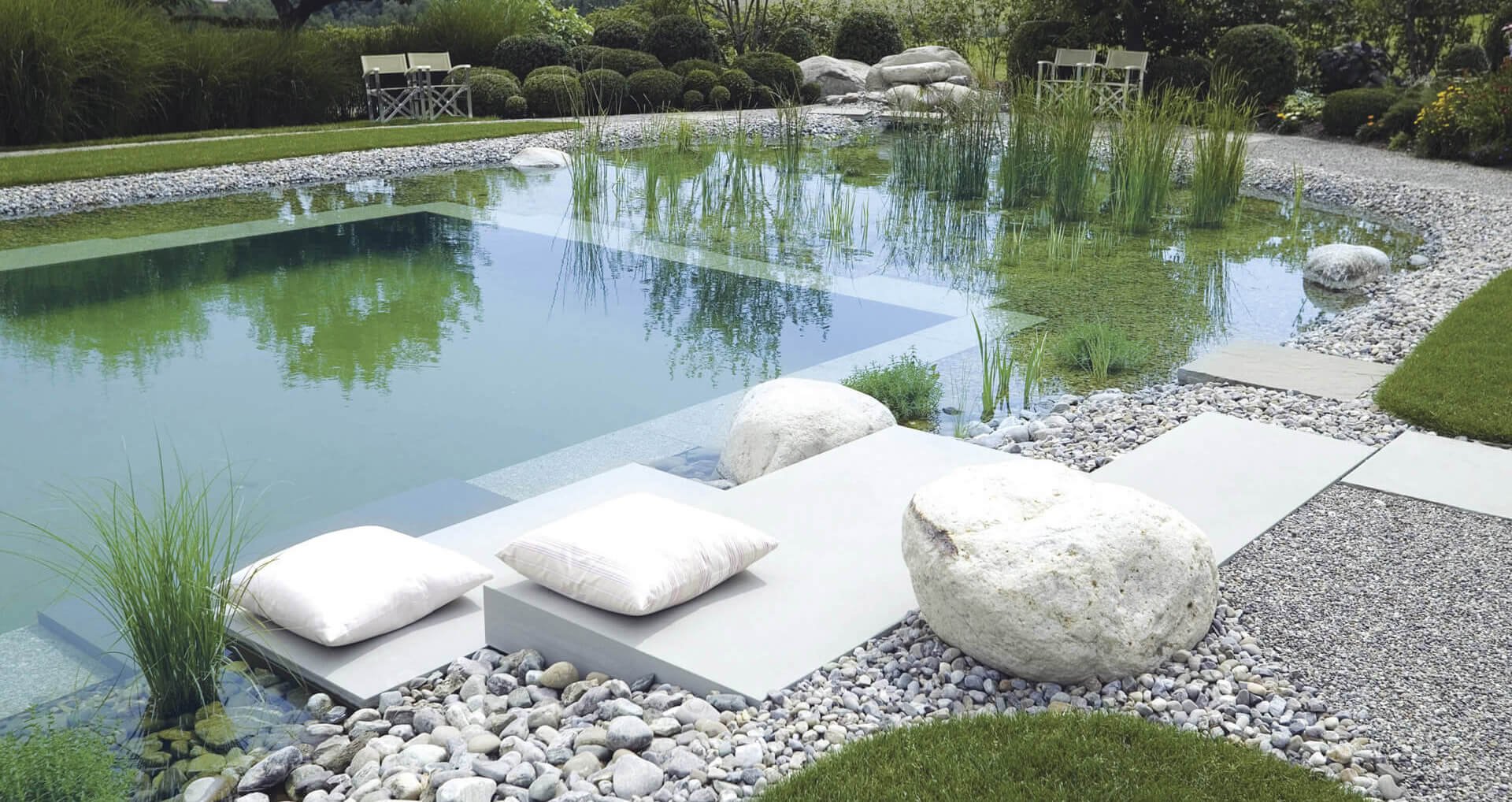 Koupací jezírko TeichMeister. Dodavatel Balena Německo.